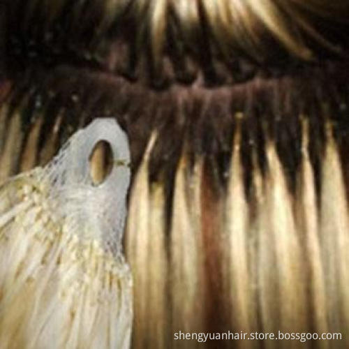 Loop Silicon Micro Rings Prebonded Human Hair Extensions